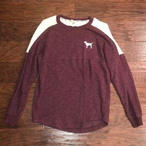 Oversized Pink Varsity Shirt